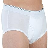 Herren Inkontinenz Unterwäsche Erwachsene waschbar Slip Hose in saugfähigen Pad gebaut (1 PCS, M)