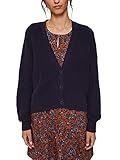 ESPRIT Rippstrick-Cardigan aus 100% Bio-Baumw