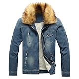 NNGOTD Mantel Herren Winter Wolle Jacke Herren schwarz XL Sweatjacke Herren lila Herren Pullover schwarz Rundhals Herren Lang