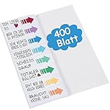 Lustige haftnotizen sprüche für schüler studenten Lehrer büro NOCHME 400 Blatt klein klebezettel sticky note page maker haftnotizen für Büro Schule Gadgets zum Markieren, Lustig Geschenk