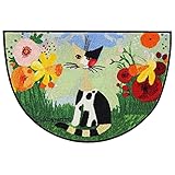 Rosina Wachtmeister Fußmatte Annette halbrund 60 x 85 cm by Salonloewe Fußmatte waschb