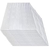 EINFEBEN Hohlkammerstegplatten für Gewächshaus Garten Treibhaus Ersatzplatten 14x Polycarbonat Doppelstegplatte (60.5 x 121cm) 4mm | 10,25 m²