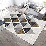 teppiche für küche Grau rechteckiger Teppich Schlafzimmer Wohnzimmer Dekoration Wasserwäsche teppiche für küche babyzimmer 80x160cm 2ft 7.5' X5ft 3'