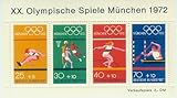 XX. Olympische Spiele München 1972 - postfrisch 25+5/30+10/40+10/70+10 Pf./Pfennige [Briefmarken]