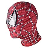 GJZhuan Kinder PS5 Spiderman Kopfbedeckung Cosplay Erwachsene Karneval Helm Jungen Film Kopfschmuck Avengers Halloween Haube Rollenspiel Maske Thema,R