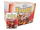 Frutti Instant Getränkepulver ohne Zucker - Geschmackrichtung: Cola 24er Packung