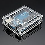 Youmile Uno R3-Gehäuse Neue transparente Computer-Box aus glänzendem Acryl, kompatibel mit Arduino UNO R3