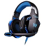 Andoer EACH G2000 Over-ear Game Gaming Headphone Headset Earphone Headband with Mic Stereo Bass LED Light for PC G