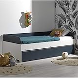 Alfred & Cie Magnus Ausziehbett, 90 x 190 cm, Weiß/B