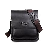 Umhängetasche Klein Herren Schwarz Schultertasche Urlaub Schultasche Reise Herrentaschen Messenger Bag