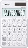 CASIO Taschenrechner SL-310UC, 10-stellig, Trendfarben, Steuerberechnung, Tausenderunterteilung, Solar-/Batteriebetrieb