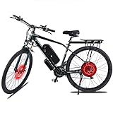 Fett Reifen Mountainbike, 29 Zoll Elektrofahrrad Schnee E-Bike Falt, All Terrain Mountain Trail Elektrisches Fahrrad Für Erwachsene, 48V1000w-Motor, Herausnehmbare 13AH Lithiumbatterie,Grü