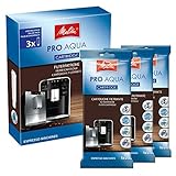 Melitta 224562 Filterpatrone für Kaffeevollautomaten | 3x Pro Aqua | Vorbeugung von Verkalkung | Einfache Anwendung | 3