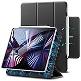 ESR Magnetische Hülle kompatibel mit iPad Pro 11 2021 5G/2020, Auto Schlaf-/Weckfunktion, Trifold Standhülle kompatibel mit iPad Pro 11 Zoll (3. Generation), Schw
