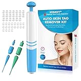 Auto Skin Tag Remover Schnell Kit, IOMOY Aktualisierung Fibrom Entfernen Stielwarzen Entfernungsgerät Warzenentfernung, Schmerzfrei und Sicher für Alle Größen Skin Tag (2mm bis 8mm)