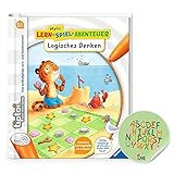 Ravensburger tiptoi ® Buch | Logisches Denken - Mein Lern-Spiel-Abenteuer + ABC Buchstaben Lernen Stick