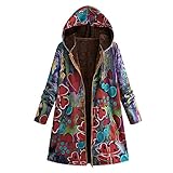 Mymyguoe Streetwear Winddicht Kälteschutz Mantel Damen Herbst Winter Übergangsjacke Leicht Angenehm Softshelljacken Casual Elegant Outdoormantel Teenager M
