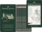 Faber-Castell F119065 119065 - Bleistift CASTELL 9000, 12er Art Set, Inhalt: 8B - 2H