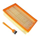 HURI Flachfaltenfilter Flachfilter für Hilti VC 20-U, VC 20-UM, VC-40, VC 40-U, VC 40-UM Staubsauger Mehrzwecksauger Ersetzt Bosch 2607432033 Flex 337.692 Kärcher 6.904-367.0, 6.907-012.0