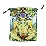 Aufbewahrungstasche Für Tarot Karte Tarotkarte Speicher Beutel Samt Kordelzug Tasche Doppel Seitiger Druck Mini Schmuck Beutel Brettspiel Karte Drawstring Paket Für Schmuck Karte Münzen 13cmx18