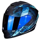 ScoRPION Integralhelm EXO-1400 AIR SYLEX matt schwarz-blau SZ. XL