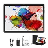 HOPESUNIN 25,4 cm (10 Zoll) Android-Tablet mit Ultra-Fast, 4 GB RAM, 64 GB ROM-GSM-Zertifizierung, ultra-dünn, 8000 mAh/WiFi/5 MP 8 MP/Typ-C (Black)