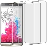 ebestStar - kompatibel mit LG G3 Panzerglas x3 D855 Schutzfolie Glas, Schutzglas Displayschutz, Displayschutzfolie 9H gehärtes Glas [G3: 145.5 x 74.6 x 9.1mm, 5.5'']