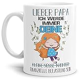 Tasse mit Spruch'Lieber Papa ich werde immer dein finanzielles Problem sein' - Tochter/Familie/Geschenk-Idee/W