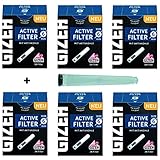 kogu Gizeh Active Tips-6 mm Aktivkohlefilter mit Keramikkappen-6 x 34 Filter Plus kostenloser Jointhülle(Keine Wahlmöglichkeit der Farbe), schwarz, 6x34
