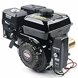 Benzinmotor 4 Takt 212 ccm Standmotor 7,5 PS OHV Kartmotor Leichtstartmotor mit Elektrostart Antriebsmotor 1 Zy