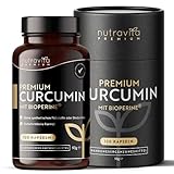 Premium-Curcumin 95 mit Bioperine® - 120 Kapseln - Höchste Qualität - Kurkuma Kapseln mit 5mg Bioperine® (Schwarzer Pfeffer Extrakt) - Hohe Absorption - Curcuma Kapseln - Kurk