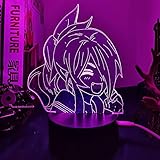 3D illusion light Moriarty William James Moriarty Led Night Light for Bedroom Decor Nightlight Gift Anime Patriot 3d Lamp E