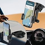 Wicked Chili KFZ Handy Halterung kompatibel mit iPhone 13/12 (Pro Max Mini) SE 2020, 11 Pro Max, XS Max, XR und Smartphone mit max. 91mm Breite 360° Windschutzscheibe und Dashboard M