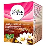 Veet Zuckerpaste Vanilleblüte zur Haarentfernung für spürbar glatte Haut, 250