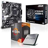 Memory PC Aufrüst-Kit Bundle AMD Ryzen 5 3600 6X 3.6 GHz, 16 GB DDR4, A520M-K, komplett fertig montiert inkl. Bios Update und g