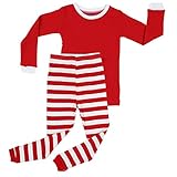 elowel Red Top & Red White Pants Pyjama Set 12-18 M
