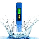 DIFCUL PH Messgerät, Digital PH Wert Messgerät mit LCD Anzeige, Hohe Genauigkeit, ±0.01pH Automatischer Kalibrierungsfunktion, 0.00-14.00 Messbereich, für Trinkwasser/Schwimmbad/Aquarium/