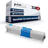 Print-Klex Tonerkartusche kompatibel für Oki C310DN C330DN C331DN C510DN C511DN C530DN C531DN MC351DN MC352DN MC361DN 44469706 Cyan Blau - Office Print S