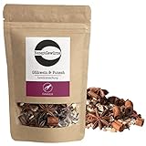 Punsch und Glühwein Gewürzmischung – Köstliches Glühweingewürz für Glühpunsch, Kinderpunsch und Apfelpunsch: Glühwein Gewürz ohne Zucker, Glühwein alkoholfrei, vegan – 100g Beutel Glühweingewü