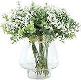 12 Stück Schleierkraut Künstlich Gypsophila Kunstblumen Perfekt für Hochzeits Dekoration Zuhause Hochzeit Party Dekor Blumenstrauß
