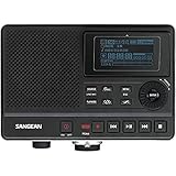 Sangean, DAR101 Sangean Digital Voice Recorder - Diktiergerät für Aufnahmen und Musik - LCD - Schw