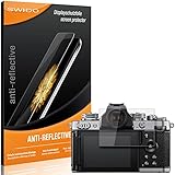 SWIDO Schutzfolie für Nikon Z fc [2 Stück] Anti-Reflex MATT Entspiegelnd, Hoher Härtegrad, Schutz vor Kratzer/Folie, Displayschutz, Displayschutzfolie, Panzerglas-F