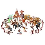 NUOBESTY 1 Set Indianer Modell Dekorationen Simulation Western Cowboy Modell Szene Charakter Cowboys Indianer Spielzeug Figuren Männer Dekoration Figur DIY Zubehör Tischdek