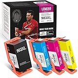 LEMERO UEXPECT kompatibel für HP 903 XL 903XL für HP Officejet 6970 6960 6950 Pro 6975 6978 6968 6868 (4 Multipack)
