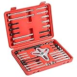 TecTake 46-tlg. Universal Lenkrad Abzieher Satz Set 2/3-Armig inkl. Tragek