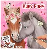 Depesche 10466 Miss Melody - Malbuch Create your Baby Pony, Mal- und Stickerbuch mit 48 Seiten und niedlichen Fohlen-Motiven, inkl. zahlreicher Sticker, ca. 21 x 20 x 1