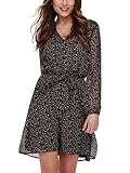 ONLY Damen ONLCERA 3/4 Short Dress WVN NOOS Kleid, Night Sky/AOP:Polly Ditsy, XL
