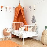 UTOBY Baby Baldachin Betthimmel Babybett Hängende Moskiton für Schlafzimmer Ankleidezimmer Spiel Lesen Zeit Höhe 240