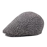 ileibmaoz Barett Baskenmützen Einfache Klassische Britische Mannmütze Stil Herbst Winter Retro Barette Männliche Mütze-Cá