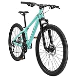 BIKESTAR Hardtail Aluminium Mountainbike Shimano 21 Gang Schaltung, Scheibenbremse 27.5 Zoll Reifen | 14 Zoll Rahmen Alu MTB | M